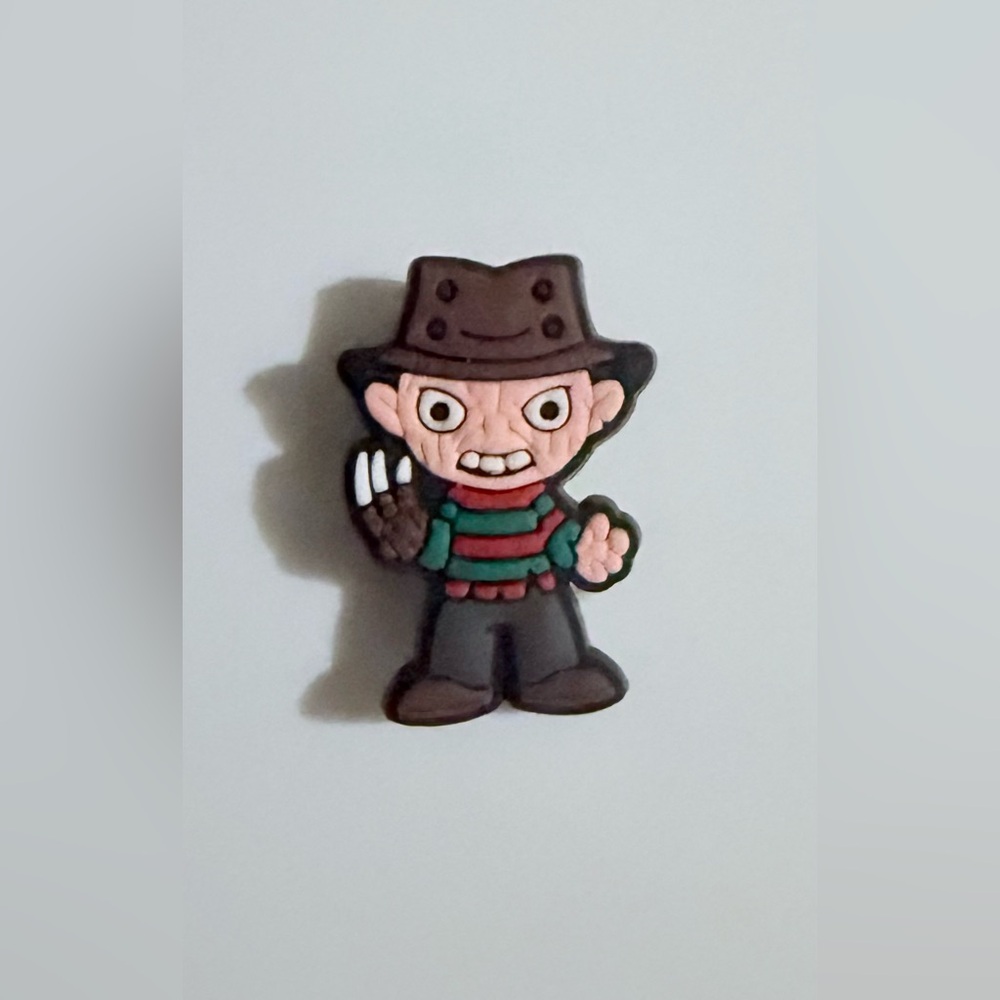 (10 for $16)  Freddy Krueger Croc Charm Jibbit Shoe Charm Disney Croc Charms